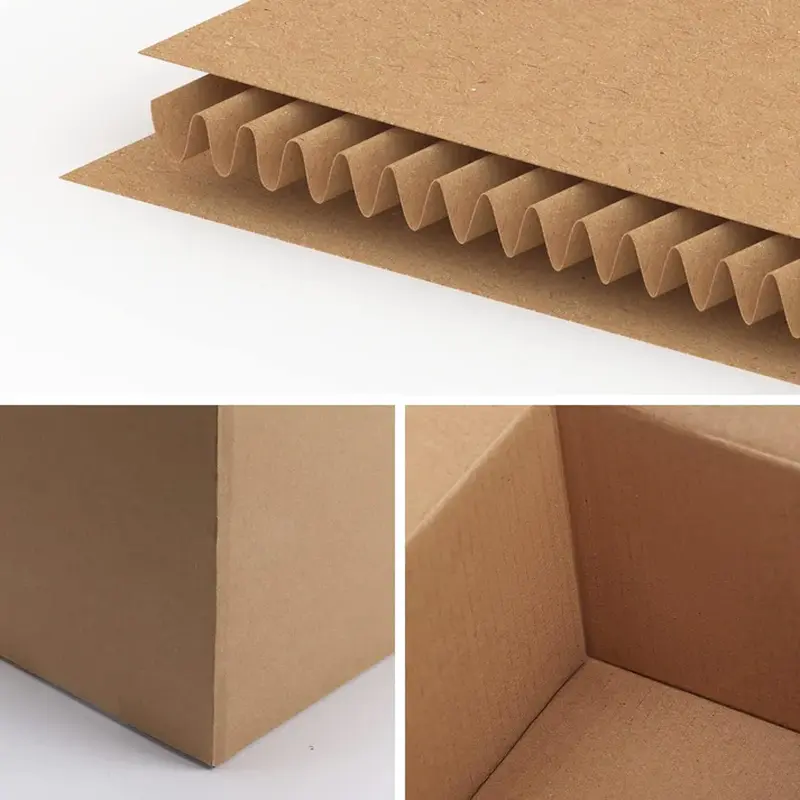 Caisse en carton simple ondulation