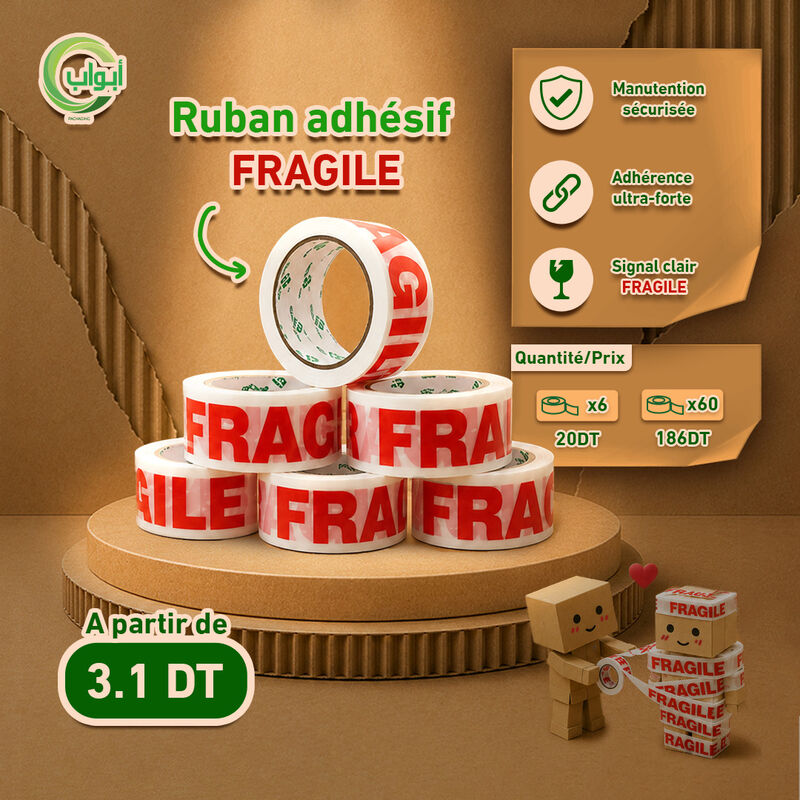 Ruban adhésif FRAGILE